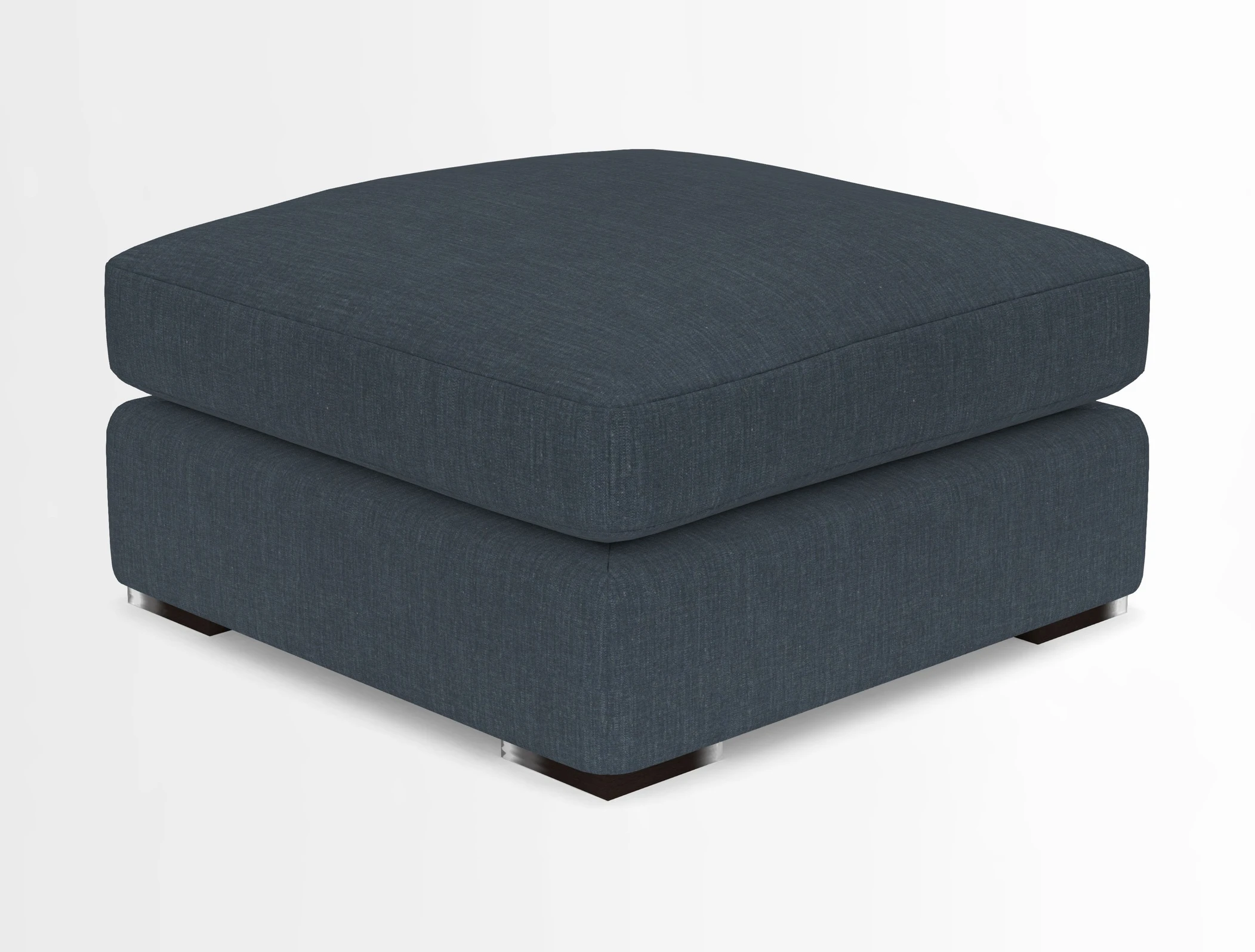 Stockbridge Combi Footstool in Two Tone Plain Biscuit