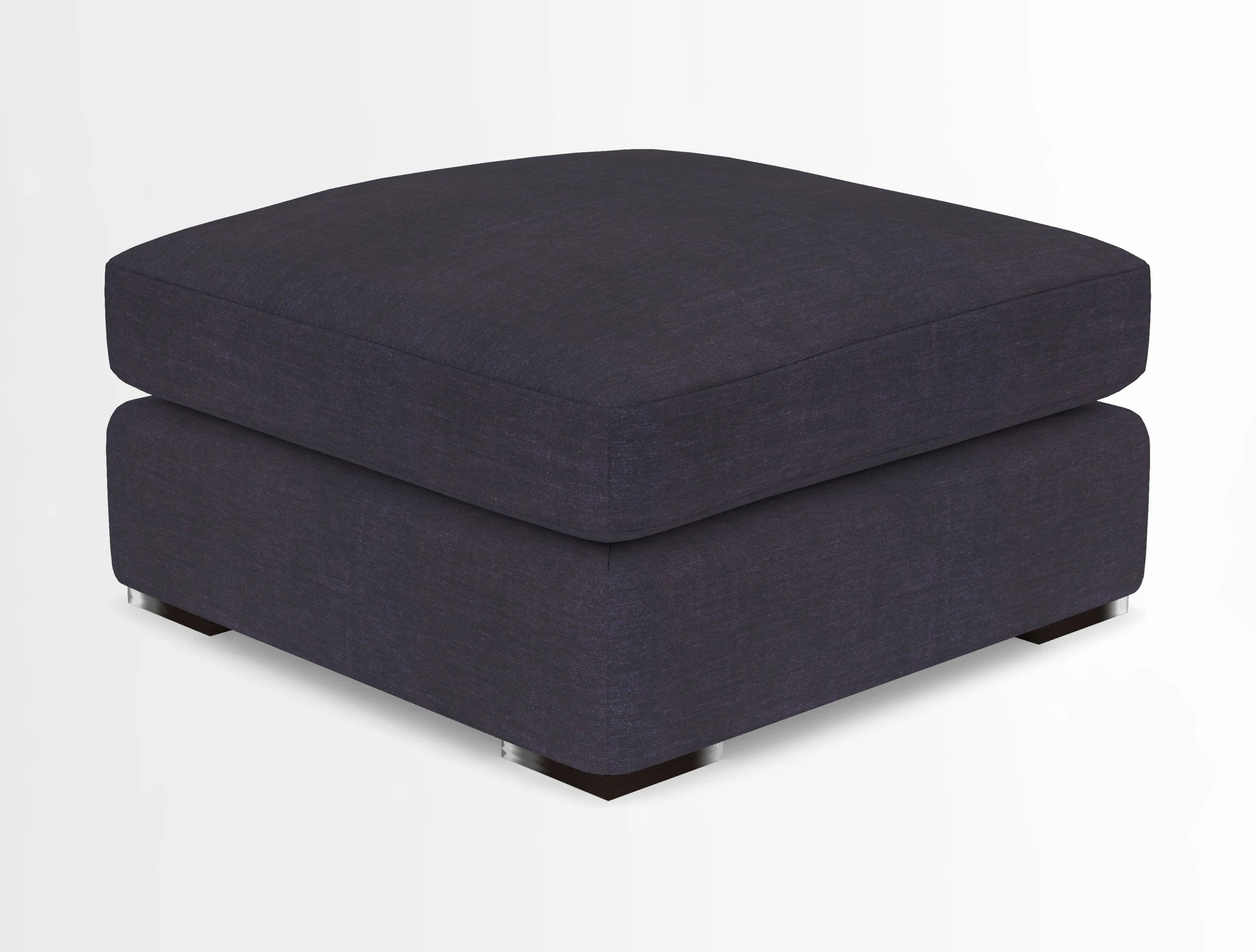 Stockbridge Combi Footstool in Two Tone Plain Biscuit