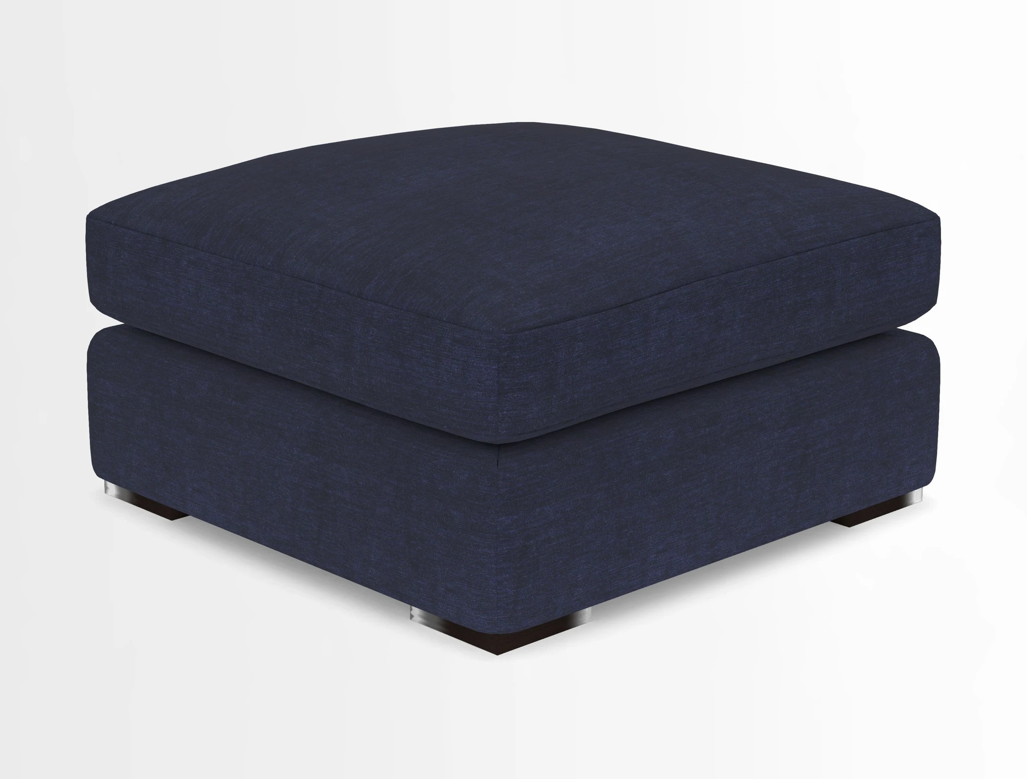 Stockbridge Combi Footstool in Two Tone Plain Biscuit