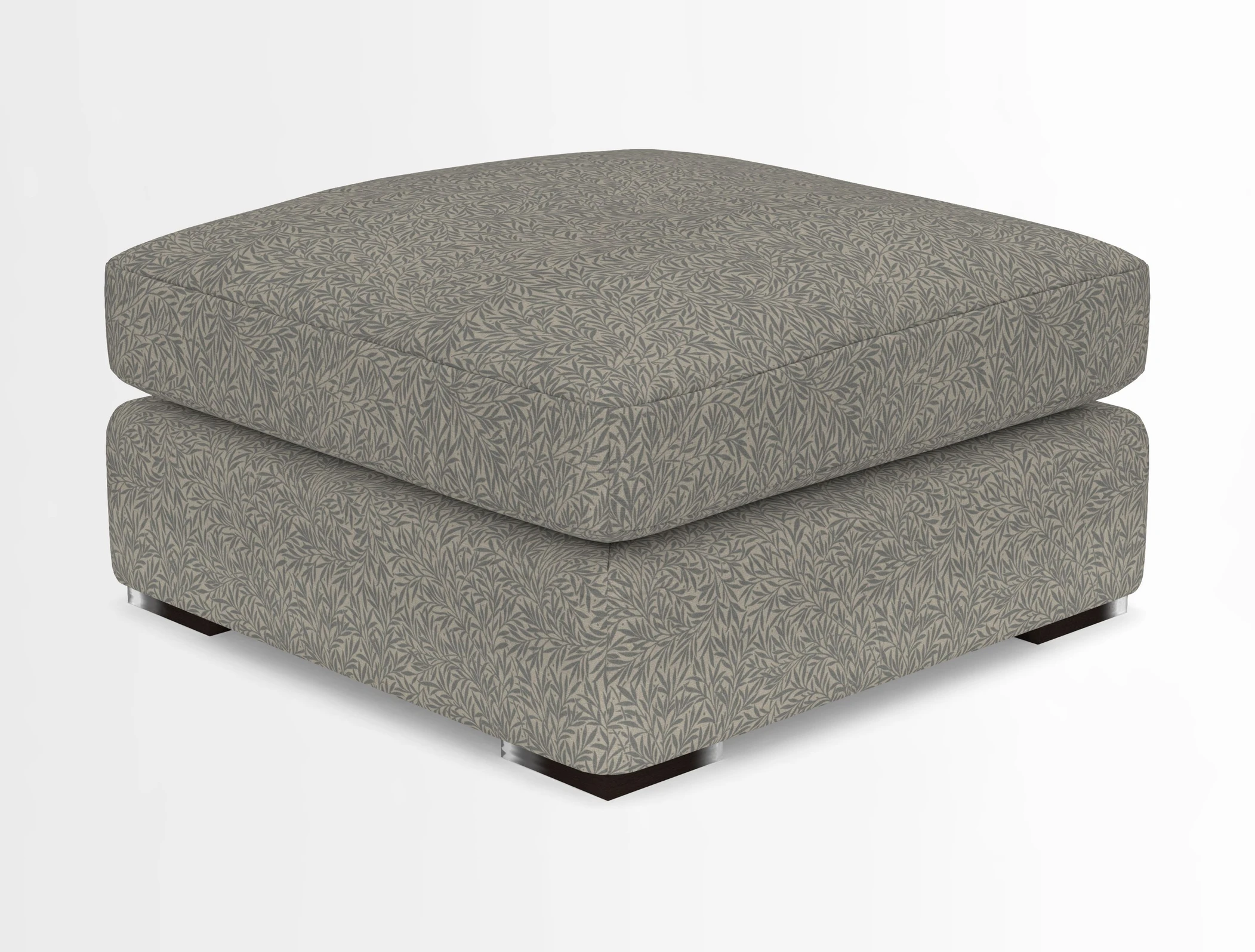 Stockbridge Combi Footstool in Two Tone Plain Biscuit
