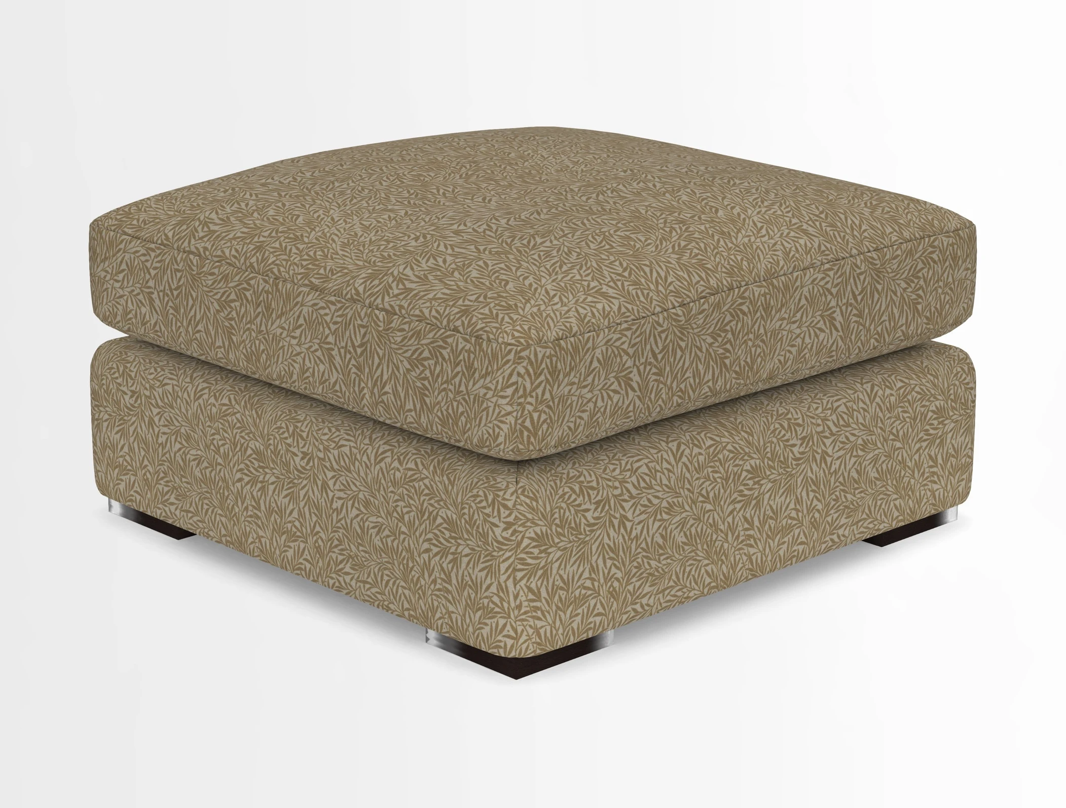 Stockbridge Combi Footstool in Two Tone Plain Biscuit