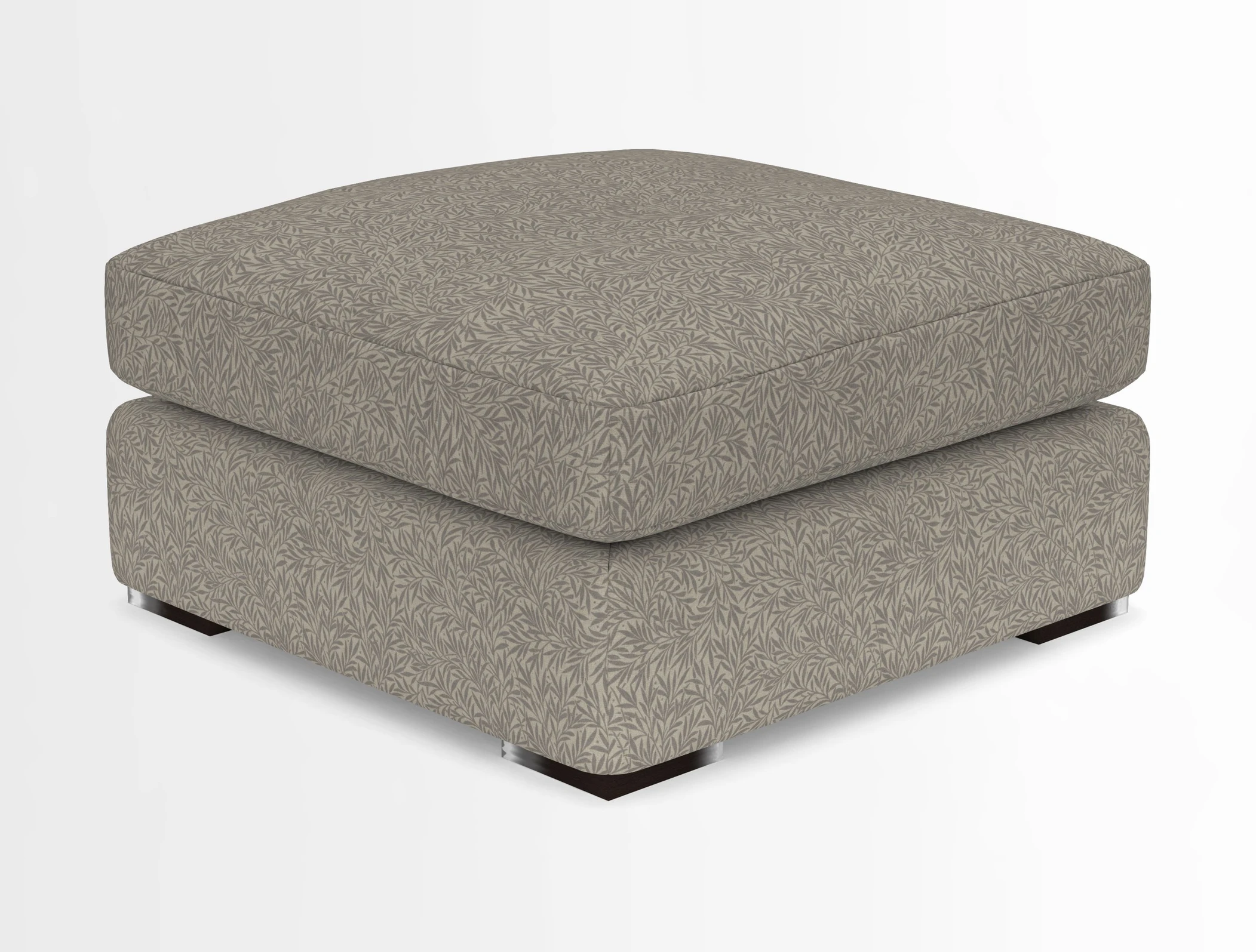 Stockbridge Combi Footstool in Two Tone Plain Biscuit