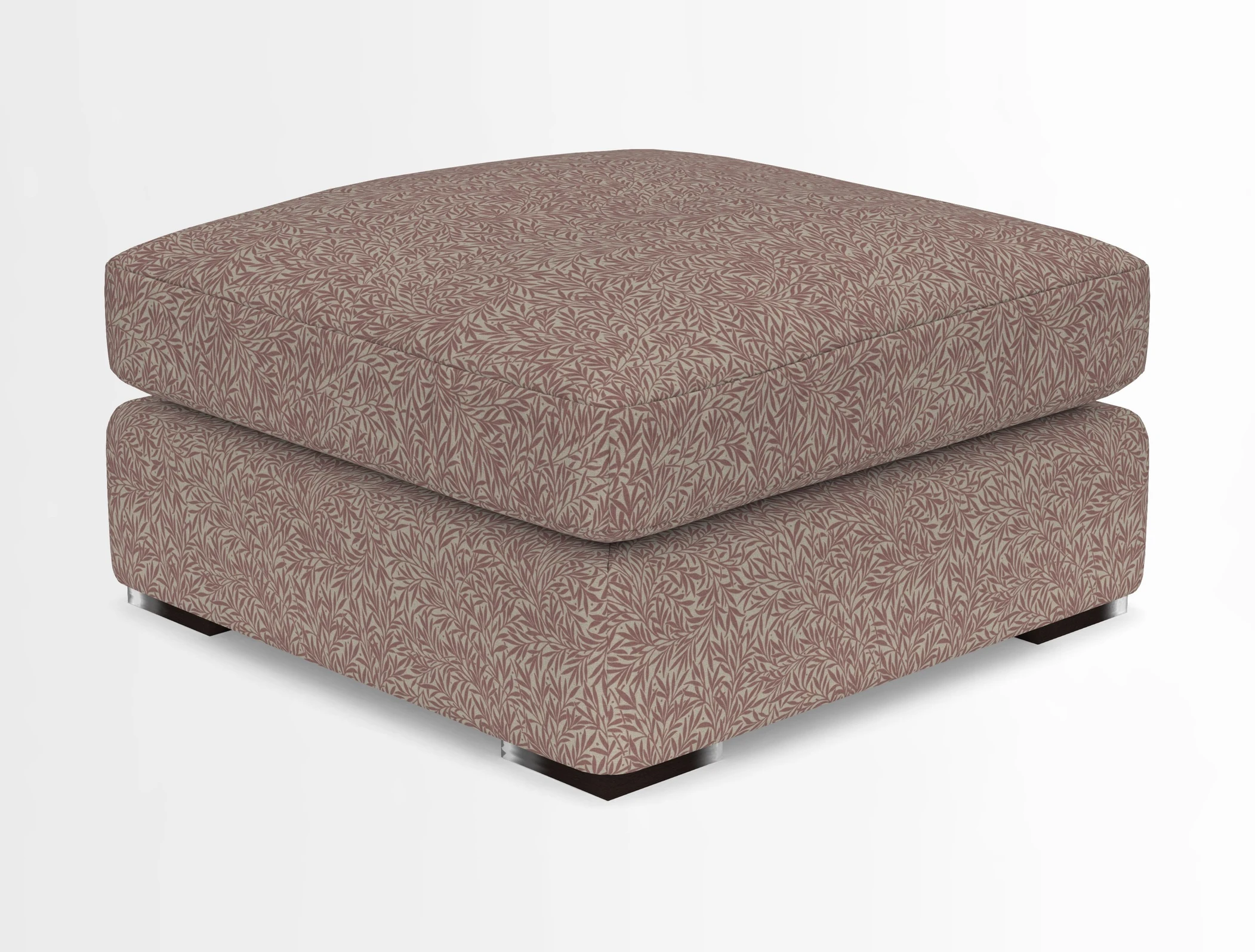 Stockbridge Combi Footstool in Two Tone Plain Biscuit
