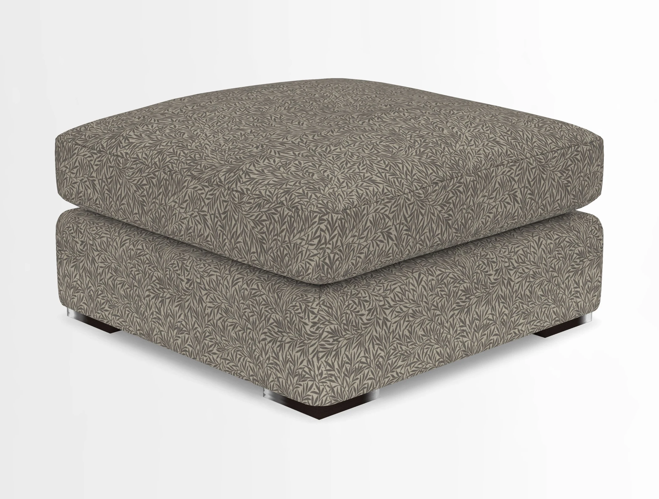 Stockbridge Combi Footstool in Two Tone Plain Biscuit