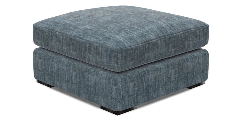 Stockbridge Combi Footstool in Two Tone Plain Biscuit