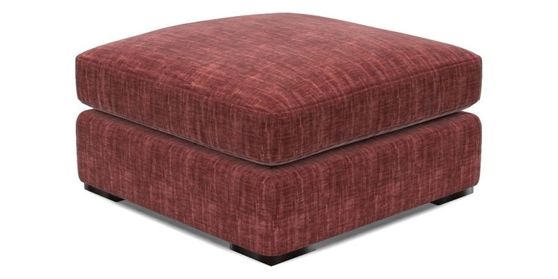 Stockbridge Combi Footstool in Two Tone Plain Biscuit