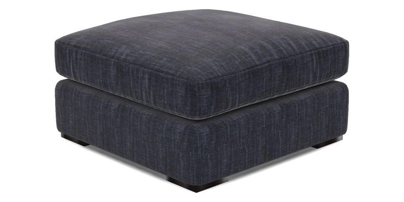 Stockbridge Combi Footstool in Two Tone Plain Biscuit