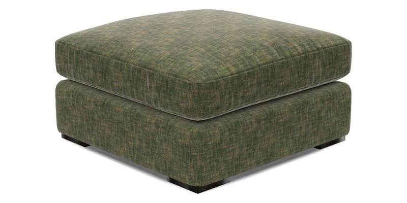 Stockbridge Combi Footstool in Two Tone Plain Biscuit