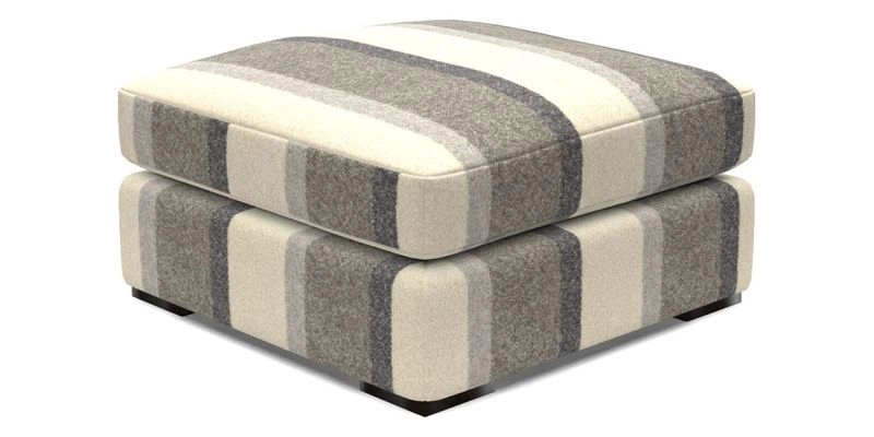 Stockbridge Combi Footstool in Two Tone Plain Biscuit