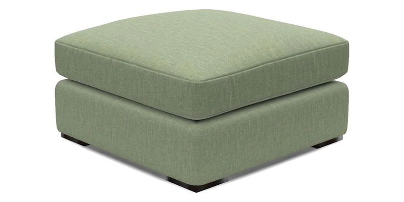 Stockbridge Combi Footstool in Two Tone Plain Biscuit