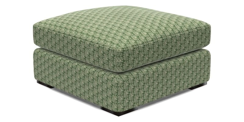Stockbridge Combi Footstool in Two Tone Plain Biscuit