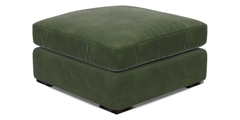 Stockbridge Combi Footstool in Two Tone Plain Biscuit