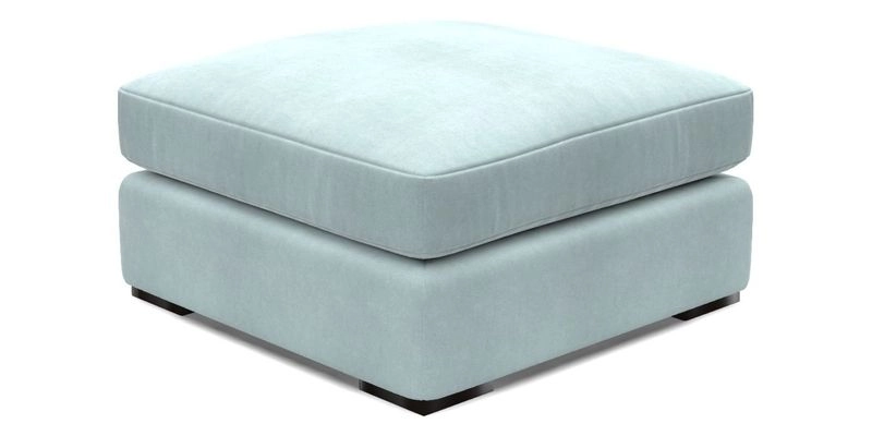 Stockbridge Combi Footstool in Two Tone Plain Biscuit