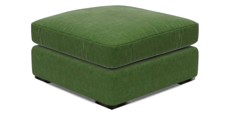 Stockbridge Combi Footstool in Two Tone Plain Biscuit