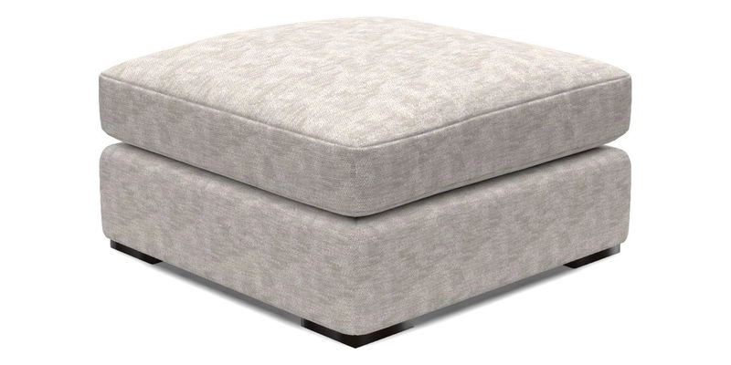Stockbridge Combi Footstool in Two Tone Plain Biscuit