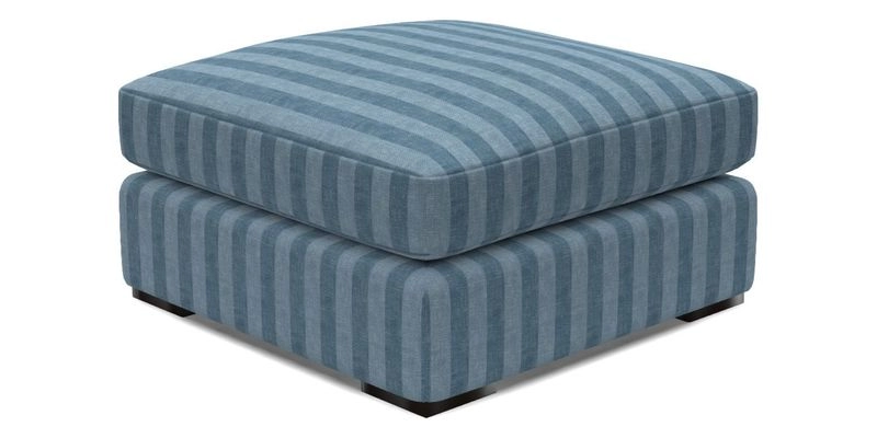 Stockbridge Combi Footstool in Two Tone Plain Biscuit