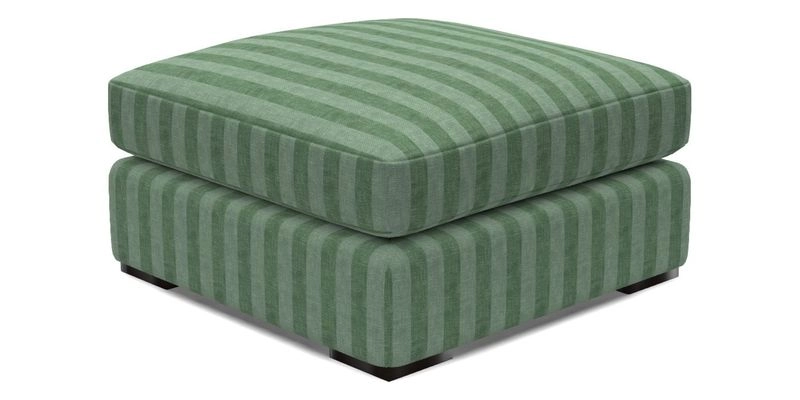 Stockbridge Combi Footstool in Two Tone Plain Biscuit