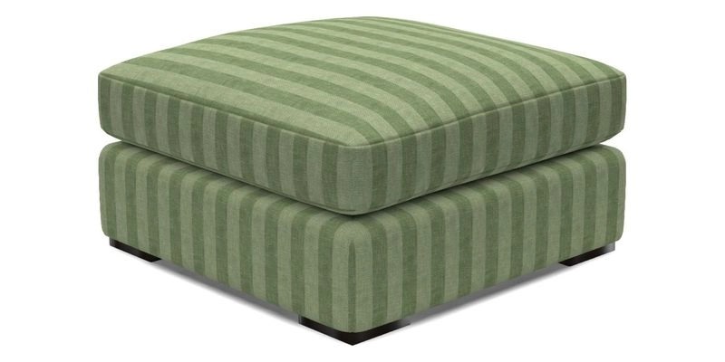 Stockbridge Combi Footstool in Two Tone Plain Biscuit