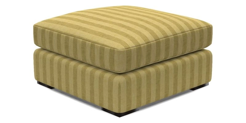 Stockbridge Combi Footstool in Two Tone Plain Biscuit