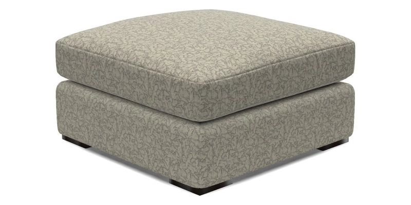 Stockbridge Combi Footstool in Two Tone Plain Biscuit