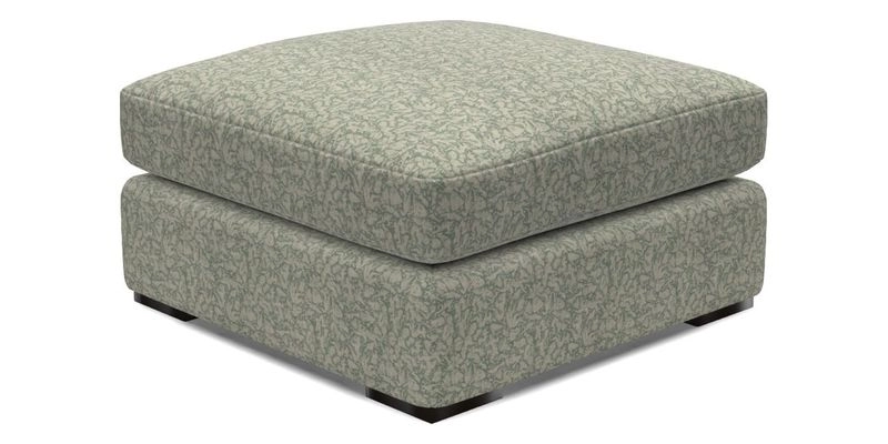 Stockbridge Combi Footstool in Two Tone Plain Biscuit