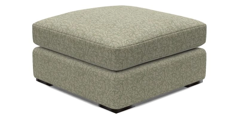 Stockbridge Combi Footstool in Two Tone Plain Biscuit