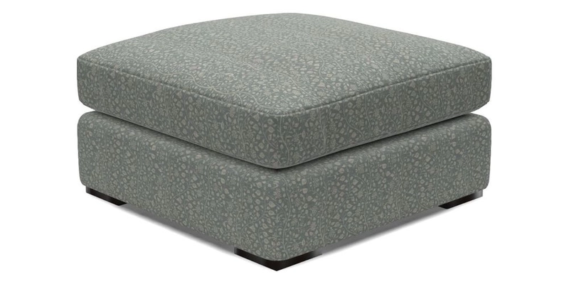 Stockbridge Combi Footstool in Two Tone Plain Biscuit