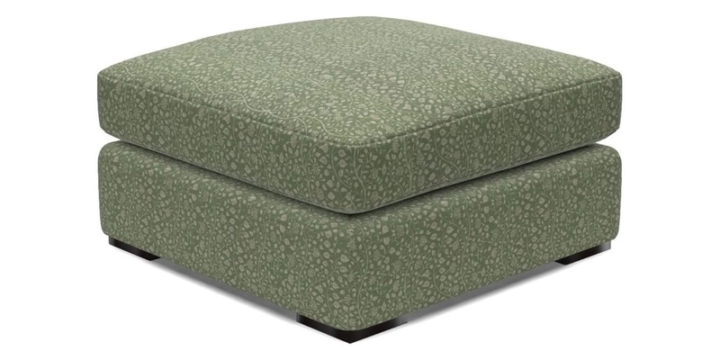 Stockbridge Combi Footstool in Two Tone Plain Biscuit