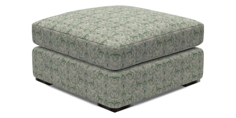 Stockbridge Combi Footstool in Two Tone Plain Biscuit