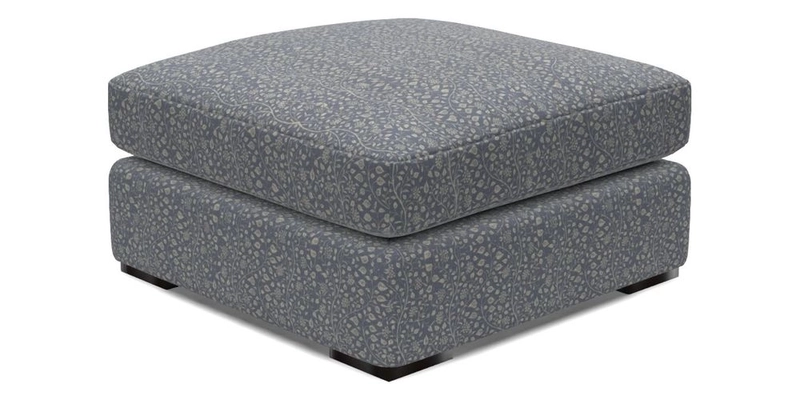 Stockbridge Combi Footstool in Two Tone Plain Biscuit
