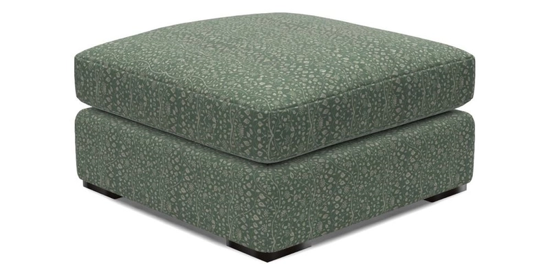 Stockbridge Combi Footstool in Two Tone Plain Biscuit