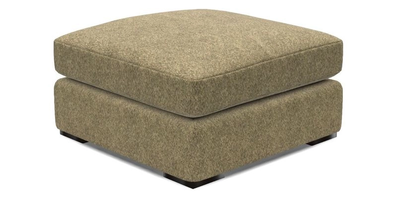 Stockbridge Combi Footstool in Two Tone Plain Biscuit