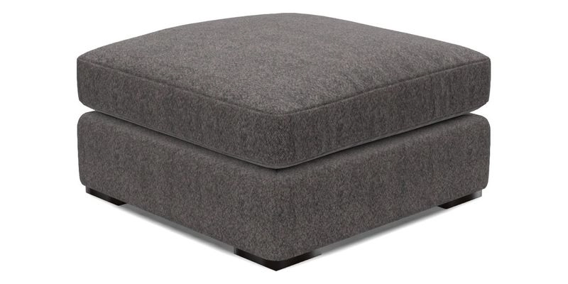Stockbridge Combi Footstool in Two Tone Plain Biscuit