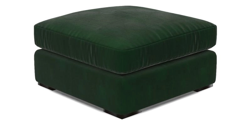 Stockbridge Combi Footstool in Two Tone Plain Biscuit