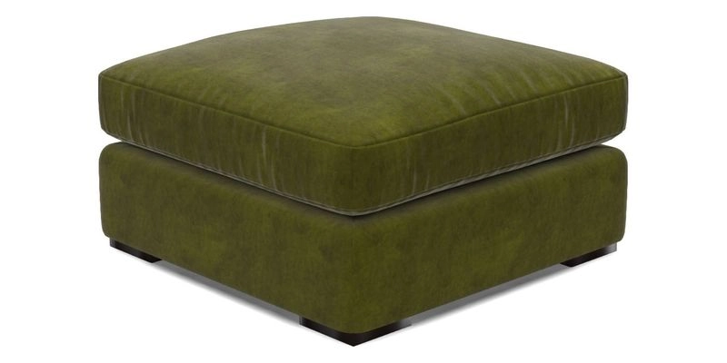Stockbridge Combi Footstool in Two Tone Plain Biscuit