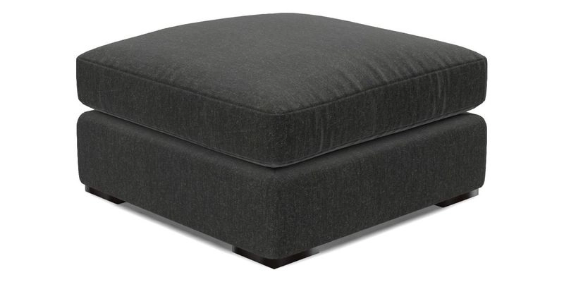 Stockbridge Combi Footstool in Two Tone Plain Biscuit