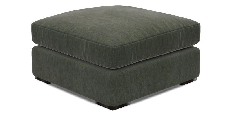 Stockbridge Combi Footstool in Two Tone Plain Biscuit