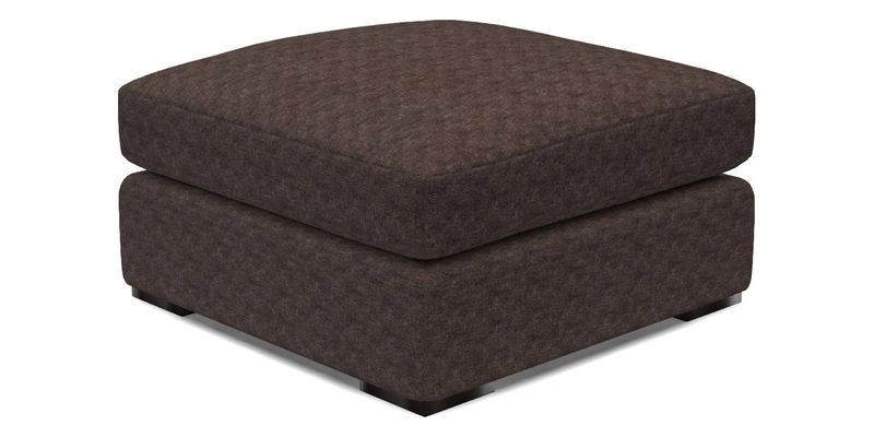 Stockbridge Combi Footstool in Two Tone Plain Biscuit