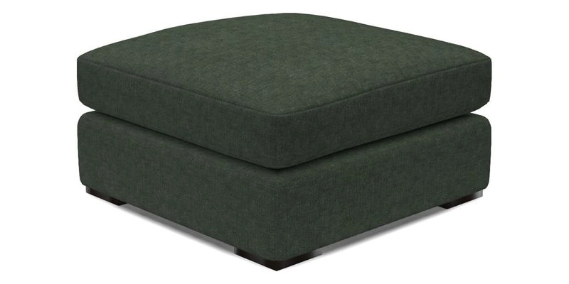 Stockbridge Combi Footstool in Two Tone Plain Biscuit