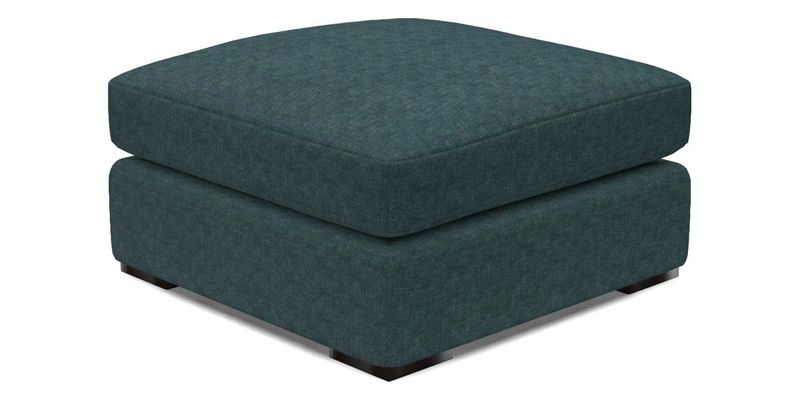 Stockbridge Combi Footstool in Two Tone Plain Biscuit