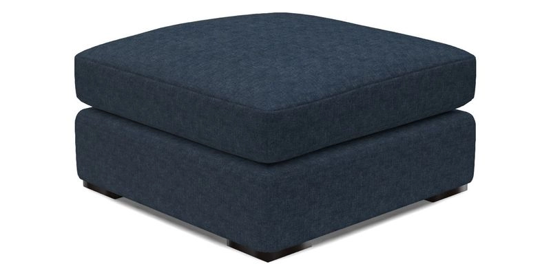 Stockbridge Combi Footstool in Two Tone Plain Biscuit