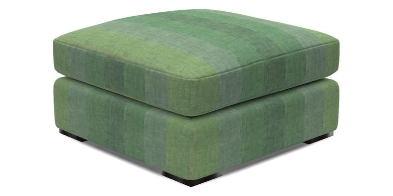 Stockbridge Combi Footstool in Two Tone Plain Biscuit