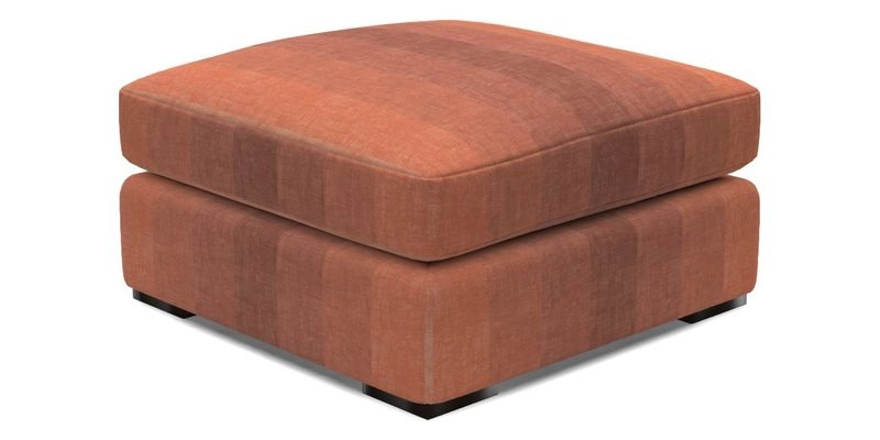 Stockbridge Combi Footstool in Two Tone Plain Biscuit