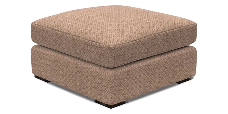 Stockbridge Combi Footstool in Two Tone Plain Biscuit