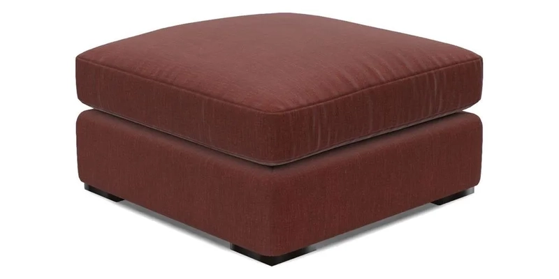 Stockbridge Combi Footstool in Two Tone Plain Biscuit