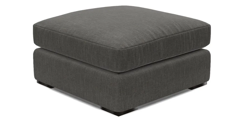 Stockbridge Combi Footstool in Two Tone Plain Biscuit