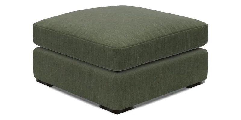 Stockbridge Combi Footstool in Two Tone Plain Biscuit