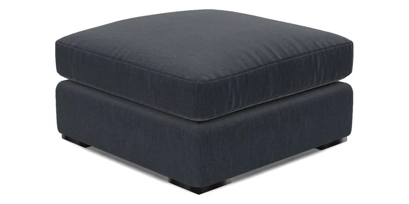 Stockbridge Combi Footstool in Two Tone Plain Biscuit