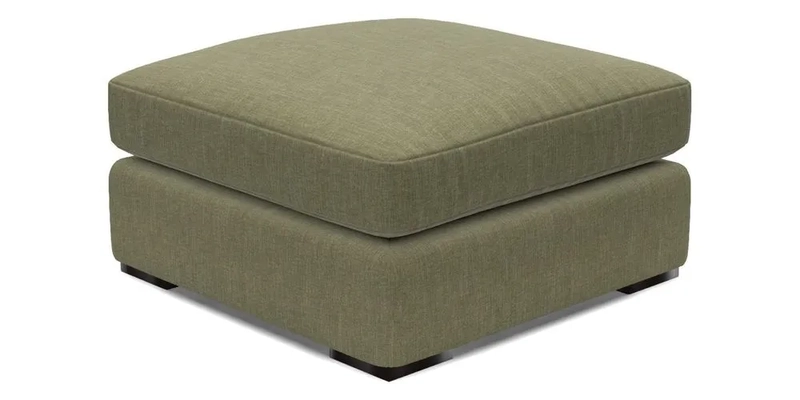 Stockbridge Combi Footstool in Two Tone Plain Biscuit