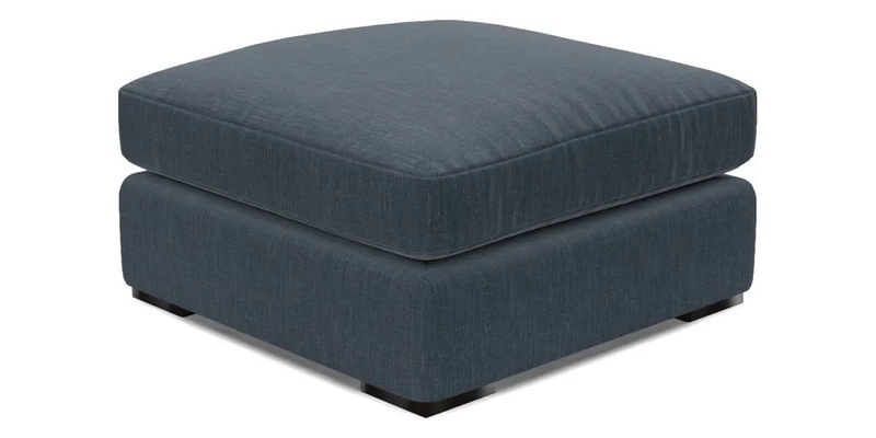 Stockbridge Combi Footstool in Two Tone Plain Biscuit